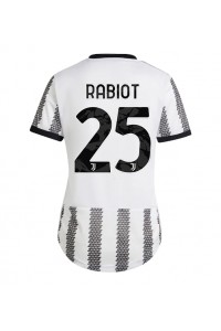 Juventus Adrien Rabiot #25 Voetbaltruitje Thuis tenue Dames 2022-23 Korte Mouw